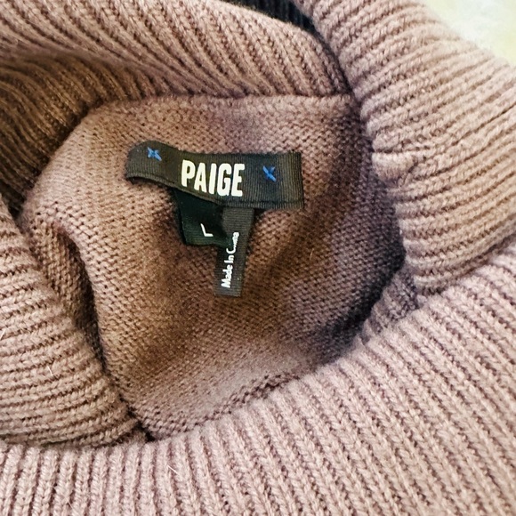 Paige Open Shoulder Turtleneck Sweater - Picture 3 of 8